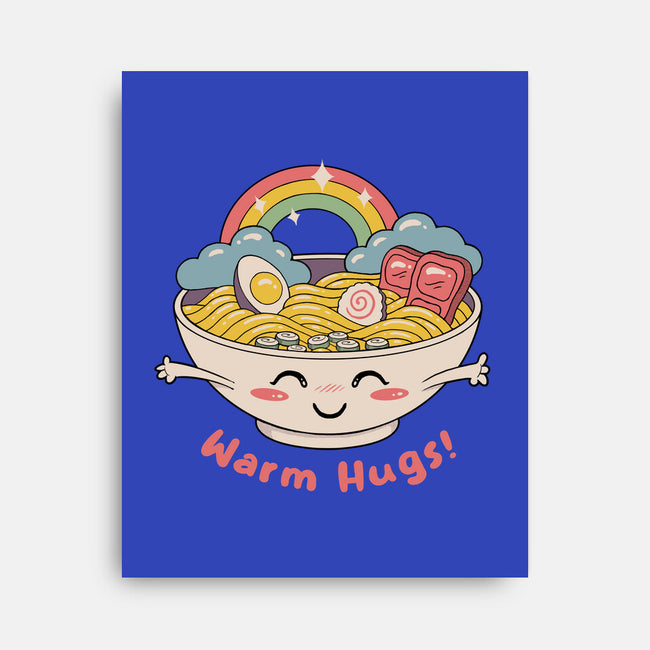 Warm Ramen Hugs-None-Stretched-Canvas-vp021