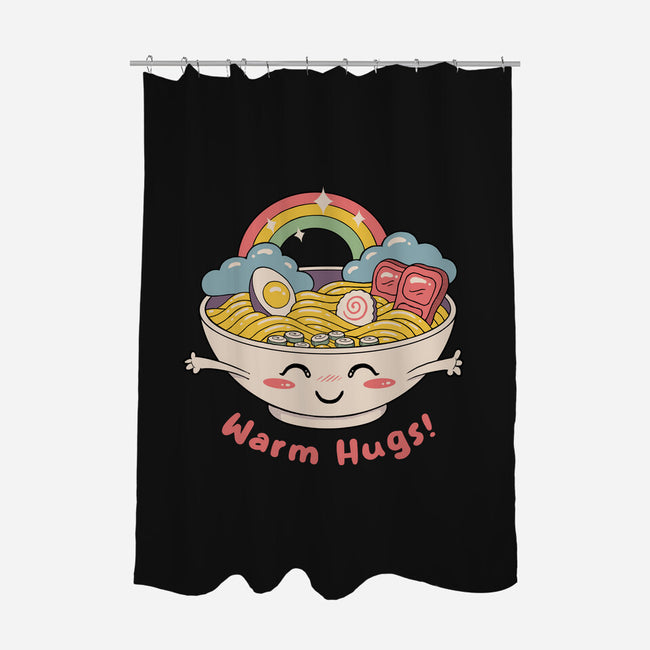 Warm Ramen Hugs-None-Polyester-Shower Curtain-vp021
