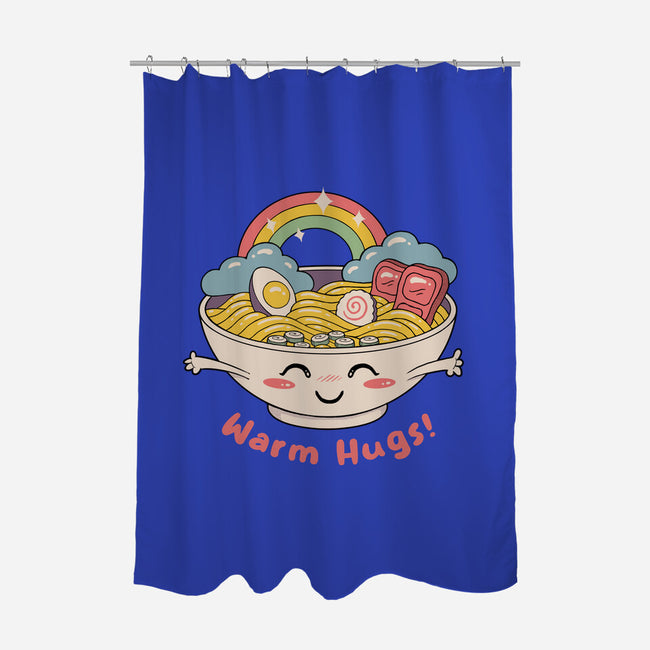 Warm Ramen Hugs-None-Polyester-Shower Curtain-vp021