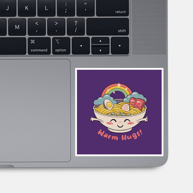 Warm Ramen Hugs-None-Glossy-Sticker-vp021