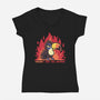 Toucant Take This Anymore-Womens-V-Neck-Tee-TechraNova