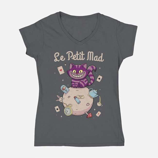 Le Petit Mad-Womens-V-Neck-Tee-NMdesign