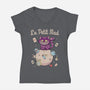 Le Petit Mad-Womens-V-Neck-Tee-NMdesign