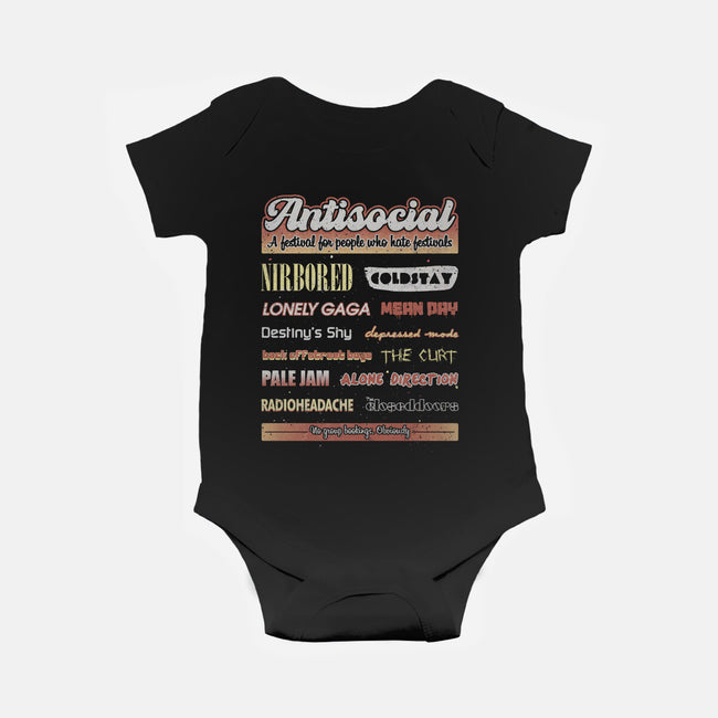 Antisocial Festival-Baby-Basic-Onesie-NMdesign