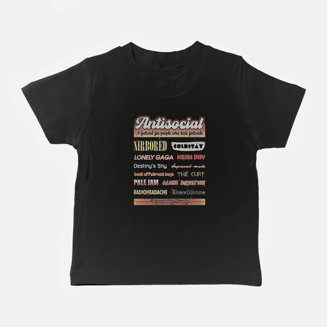 Antisocial Festival-Baby-Basic-Tee-NMdesign