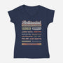 Antisocial Festival-Womens-V-Neck-Tee-NMdesign