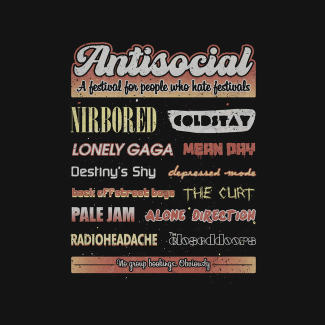 Antisocial Festival-None-Fleece-Blanket-NMdesign