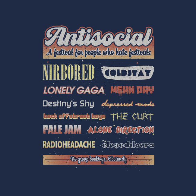 Antisocial Festival-Unisex-Basic-Tee-NMdesign