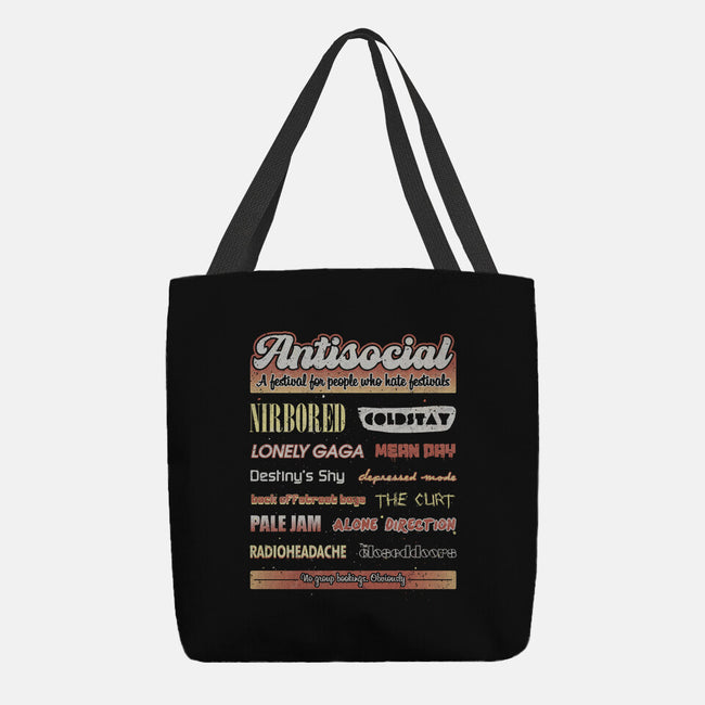 Antisocial Festival-None-Basic Tote-Bag-NMdesign