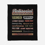 Antisocial Festival-None-Fleece-Blanket-NMdesign