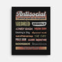 Antisocial Festival-None-Stretched-Canvas-NMdesign