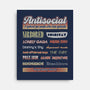 Antisocial Festival-None-Stretched-Canvas-NMdesign