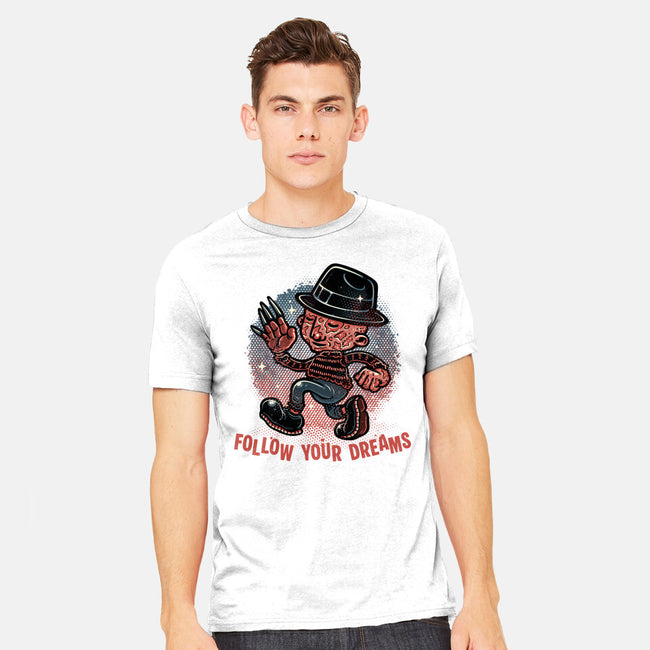 Follow Your Dreams Or Nightmares-Mens-Heavyweight-Tee-glitchygorilla