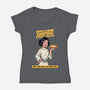 Empire Bakes Back-Womens-V-Neck-Tee-P1yu5h
