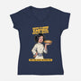 Empire Bakes Back-Womens-V-Neck-Tee-P1yu5h