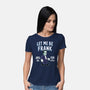 Let Me Be Frank-Womens-Basic-Tee-P1yu5h