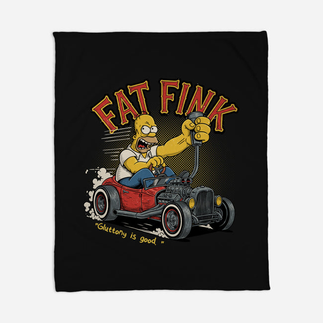 Fat Fink-None-Fleece-Blanket-P1yu5h
