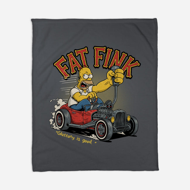 Fat Fink-None-Fleece-Blanket-P1yu5h