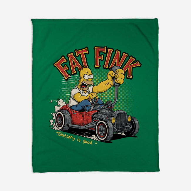 Fat Fink-None-Fleece-Blanket-P1yu5h