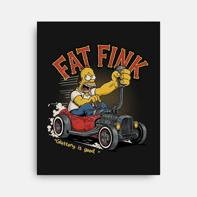 Fat Fink-None-Stretched-Canvas-P1yu5h