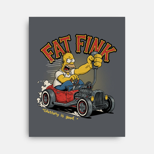 Fat Fink-None-Stretched-Canvas-P1yu5h
