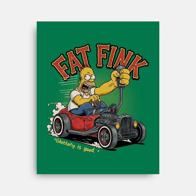 Fat Fink-None-Stretched-Canvas-P1yu5h