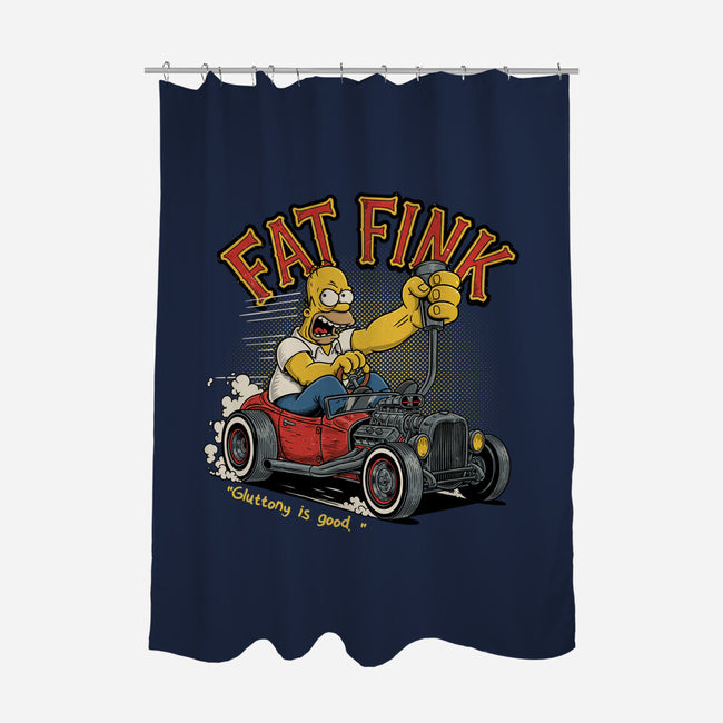 Fat Fink-None-Polyester-Shower Curtain-P1yu5h