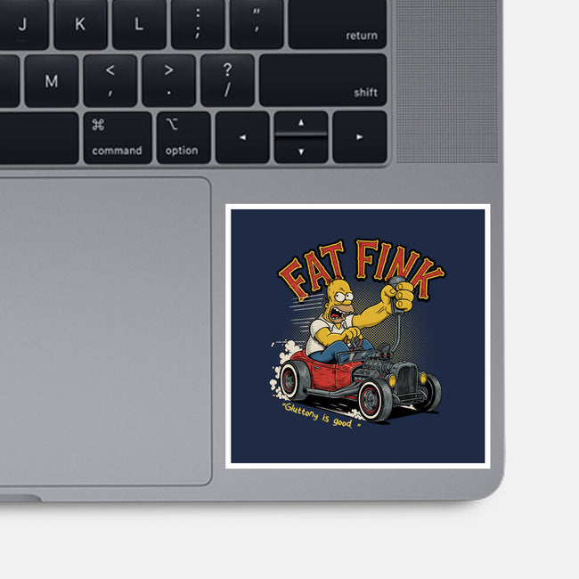 Fat Fink-None-Glossy-Sticker-P1yu5h