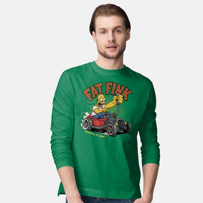 Fat Fink-Mens-Long Sleeved-Tee-P1yu5h