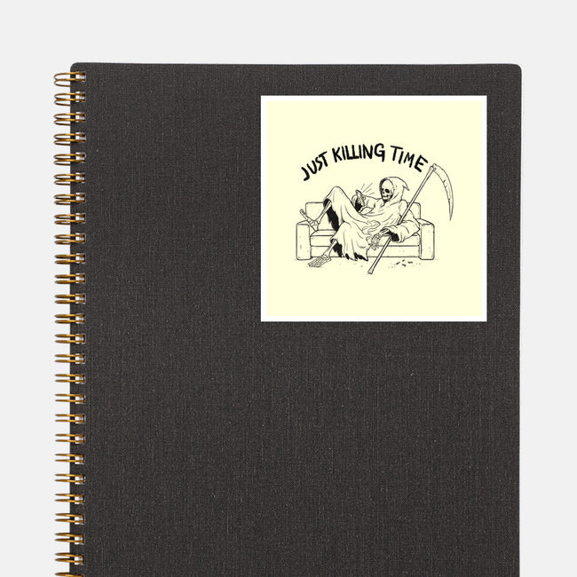 Just Killing Time-None-Glossy-Sticker-Mike Koubou