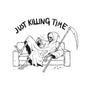Just Killing Time-Womens-Fitted-Tee-Mike Koubou