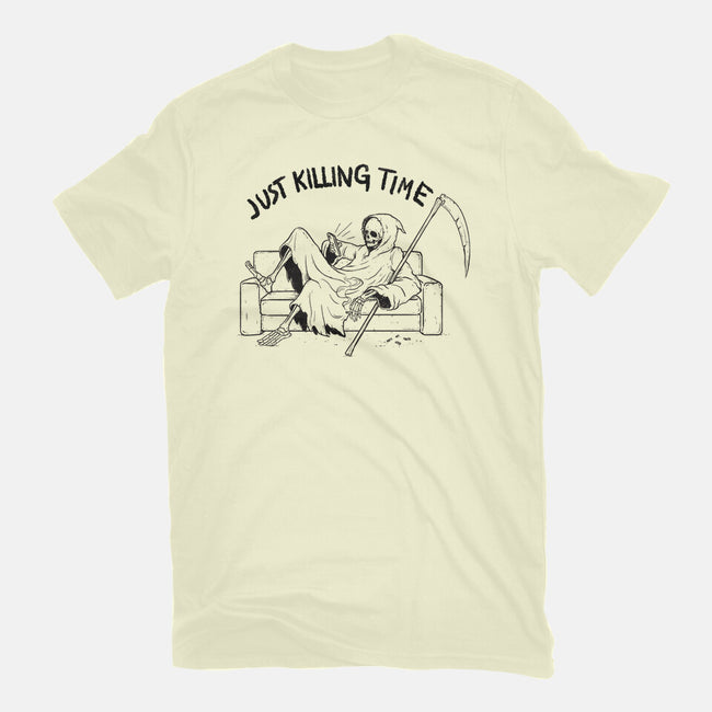 Just Killing Time-Mens-Basic-Tee-Mike Koubou