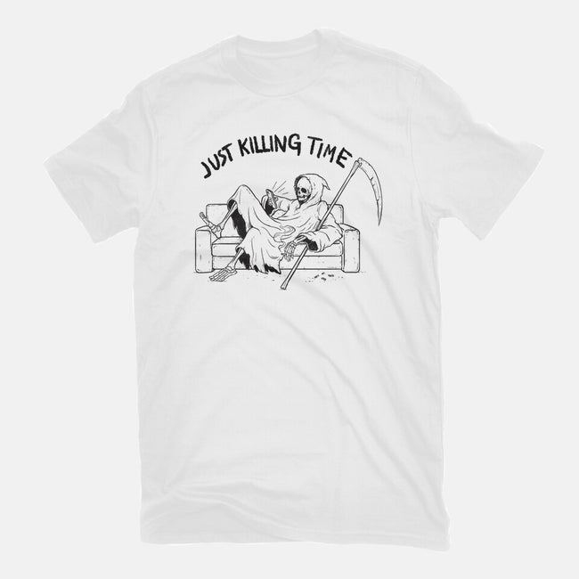 Just Killing Time-Womens-Fitted-Tee-Mike Koubou