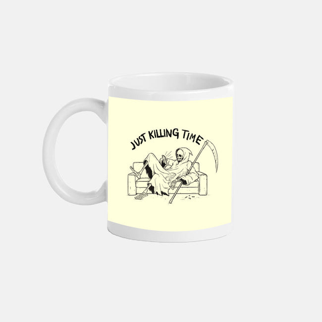 Just Killing Time-None-Mug-Drinkware-Mike Koubou