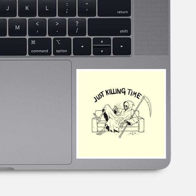 Just Killing Time-None-Glossy-Sticker-Mike Koubou
