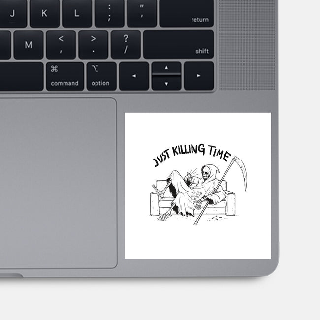 Just Killing Time-None-Glossy-Sticker-Mike Koubou