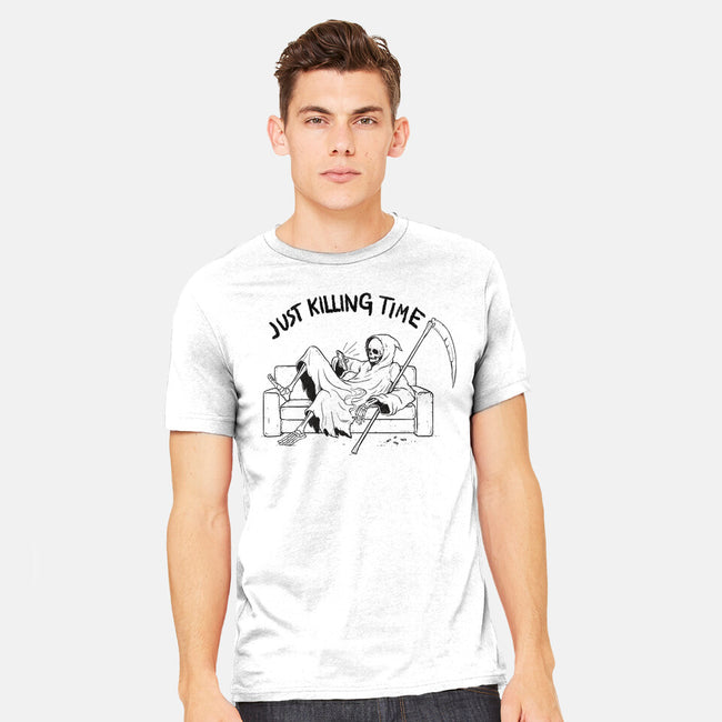 Just Killing Time-Mens-Heavyweight-Tee-Mike Koubou