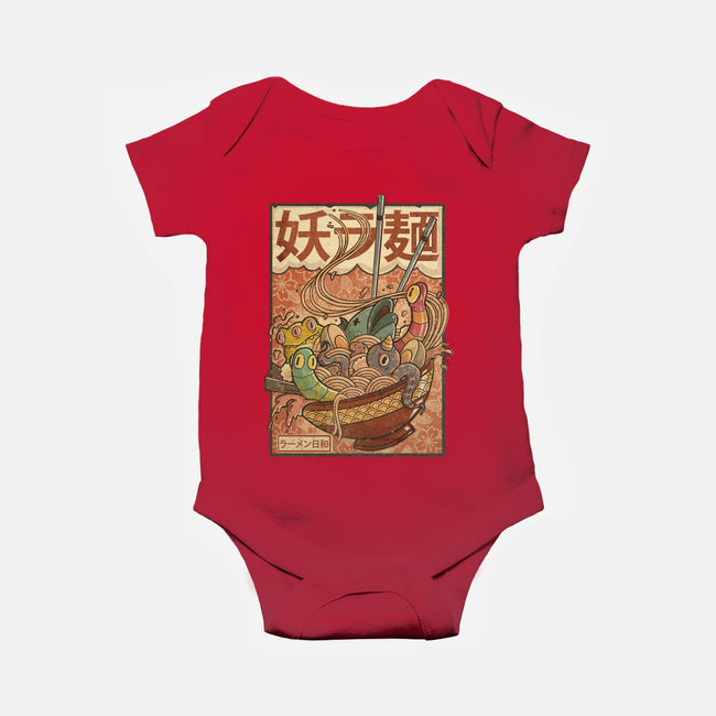 Creature Ramen-Baby-Basic-Onesie-Mike Koubou