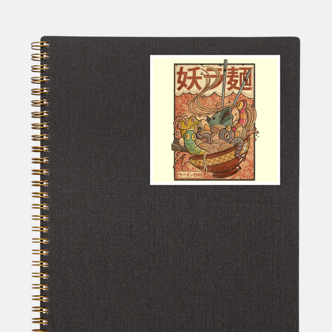 Creature Ramen-None-Glossy-Sticker-Mike Koubou