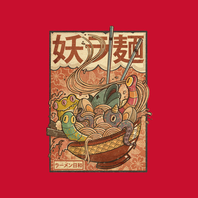 Creature Ramen-None-Polyester-Shower Curtain-Mike Koubou