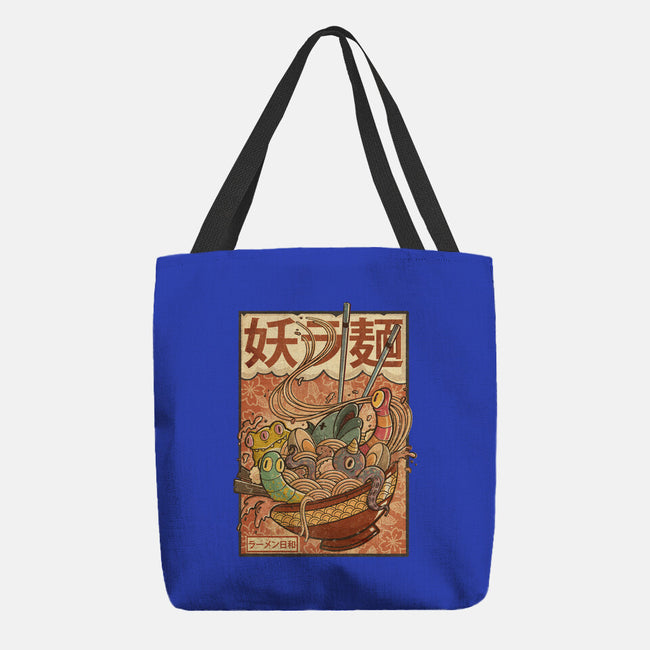Creature Ramen-None-Basic Tote-Bag-Mike Koubou