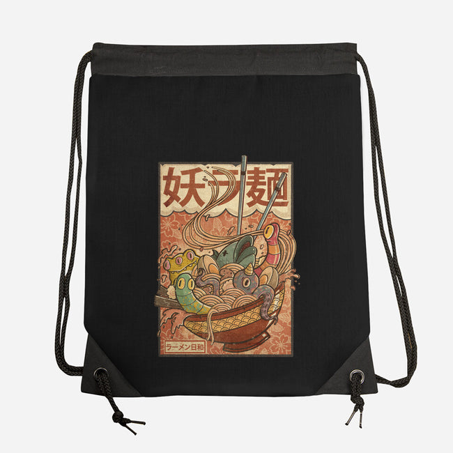 Creature Ramen-None-Drawstring-Bag-Mike Koubou