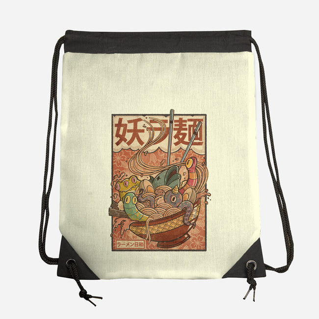 Creature Ramen-None-Drawstring-Bag-Mike Koubou