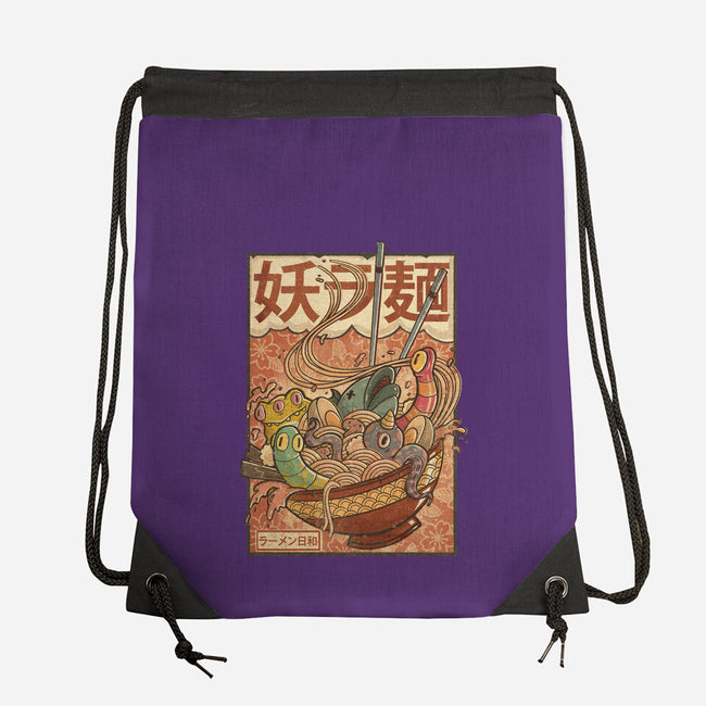 Creature Ramen-None-Drawstring-Bag-Mike Koubou