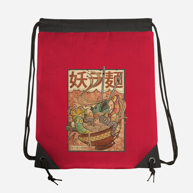 Creature Ramen-None-Drawstring-Bag-Mike Koubou
