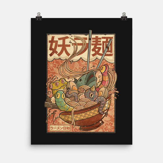 Creature Ramen-None-Matte-Poster-Mike Koubou