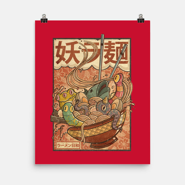 Creature Ramen-None-Matte-Poster-Mike Koubou
