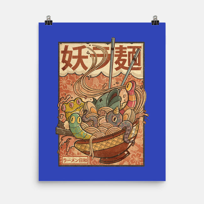 Creature Ramen-None-Matte-Poster-Mike Koubou