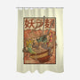 Creature Ramen-None-Polyester-Shower Curtain-Mike Koubou