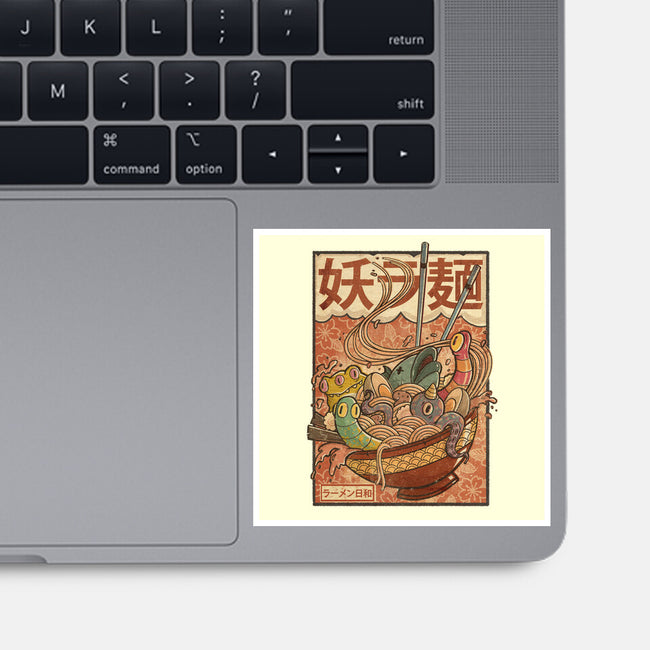 Creature Ramen-None-Glossy-Sticker-Mike Koubou